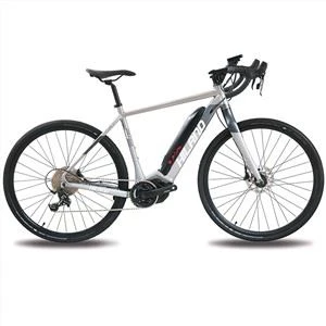 36V 250W marco de aleación de aluminio 700C Center Motor bicicletas eléctricas de carretera