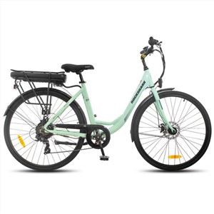 Bicicleta urbana eléctrica para mujer Commuter Low Step