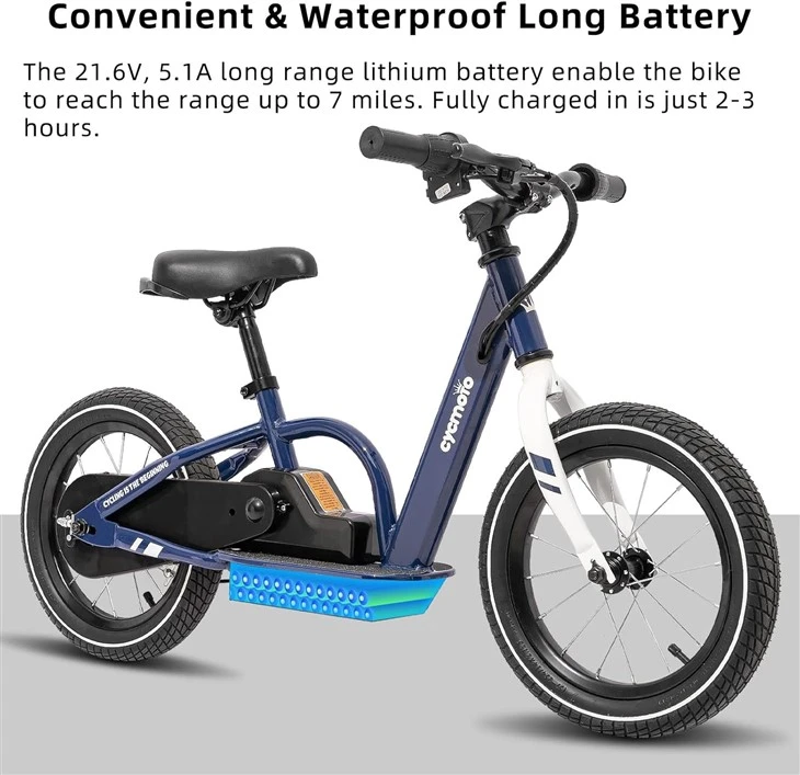 21.6V 80W 16 Inch Electric Balance Bike EBIKE100